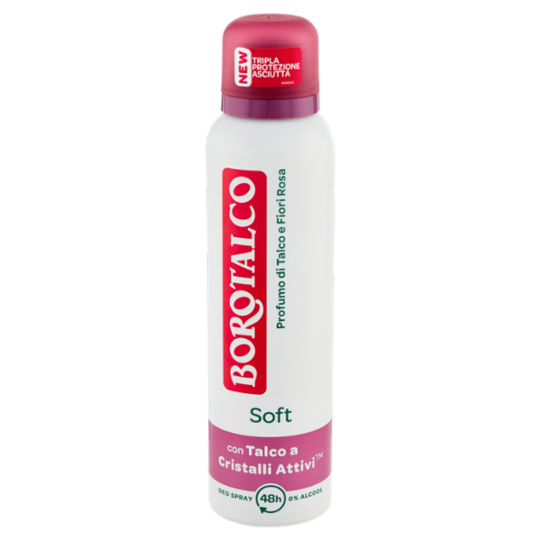 Borotalco Profumo di Talco e Fiori Rosa Soft Deo Spray 150 ml