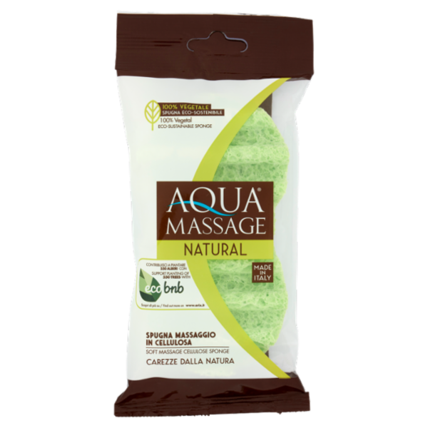 Aquamassage Natural Spugna Massaggio in Cellulosa