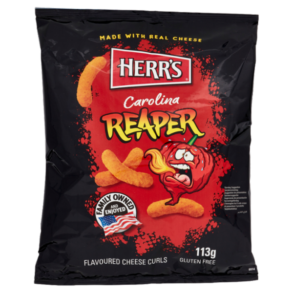 Herr's Carolina Reaper Cheese Curls 113 g