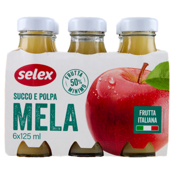 Selex Succo e Polpa di Mela 6x125 ml