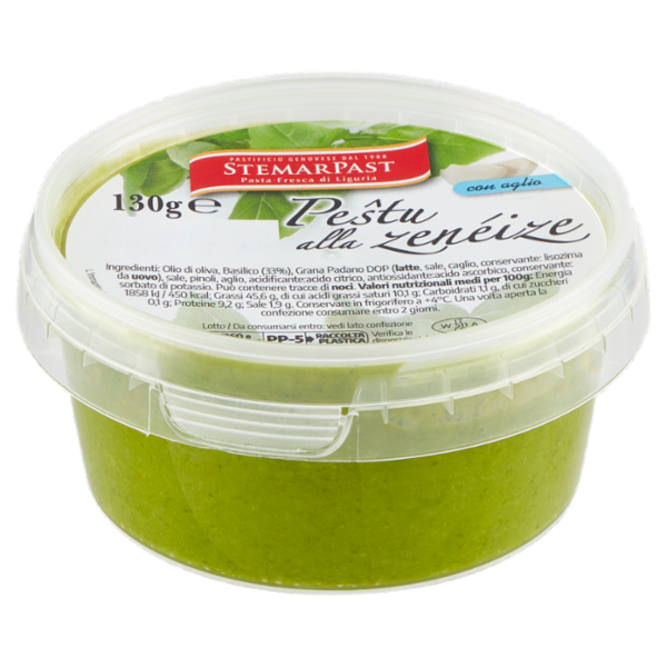 StemarPast Peŝtu alla zenéize con aglio 130 g
