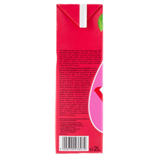 Rauch bravo Arancia Rossa Carota 2 L