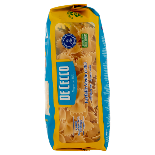 De Cecco Farfalle Medie n°193 500 g