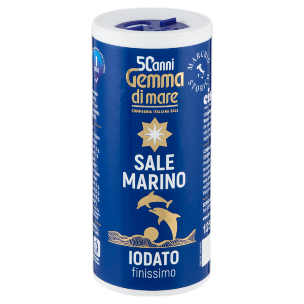 Gemma di mare Sale Marino Iodato finissimo 125 g