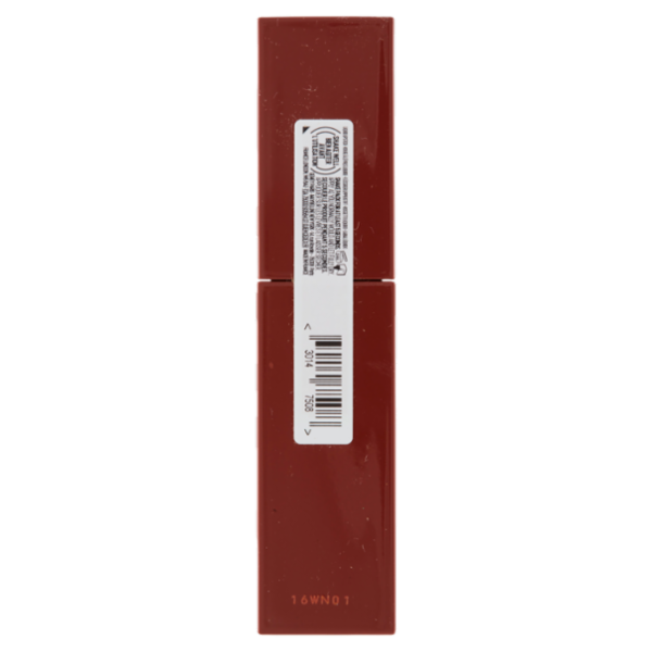 Maybelline New York Rossetto a Lunga Tenuta Effetto Vinilico Superstay Vinyl Ink 115 Peppy