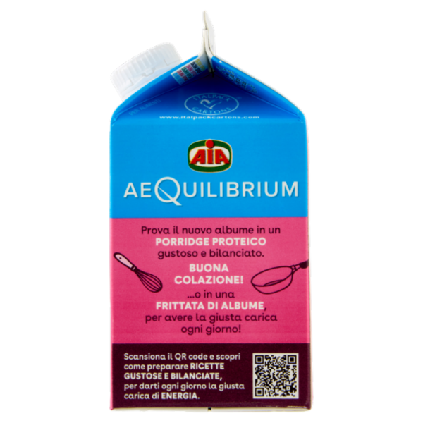 Aia aeQuilibrium Albume d'Uovo Pastorizzato 450 g