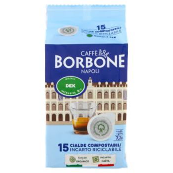 Caffè Borbone Miscela Dek Cialde Compostabili* 15 x 7,2 g