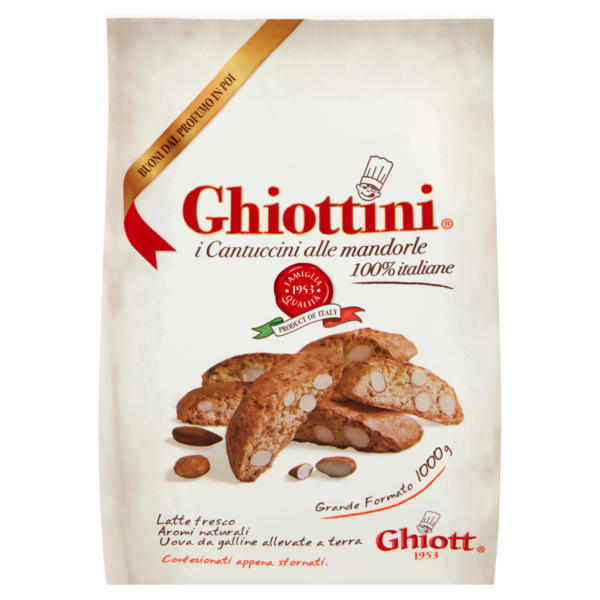 Ghiott Ghiottini i Cantuccini alle mandorle 100% italiane 1000 g