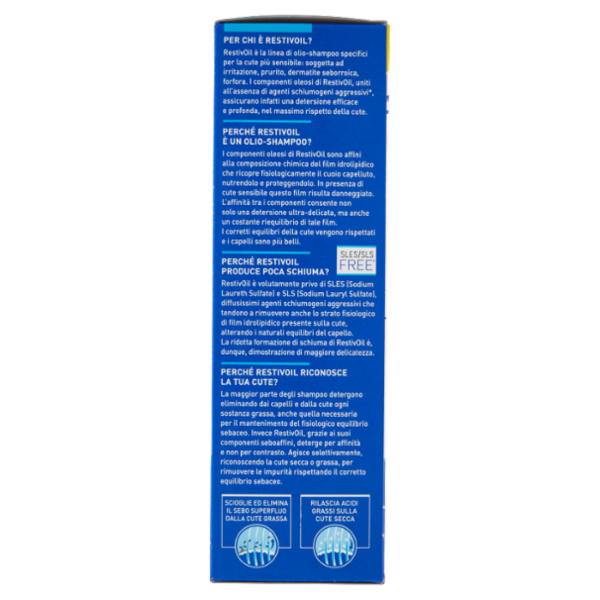 RestivOil Complex Olio-Shampoo per Cute Sensibile Antiforfora 150 ml