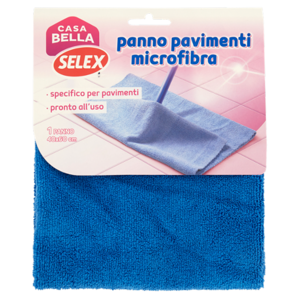 Selex Casa Bella Panno Pavimenti Microfibra Cm 40X60