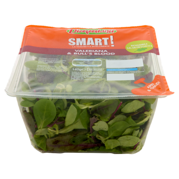 DimmidiSì Smart! La Vaschetta Intelligente Valeriana & Bull's Blood 140 g