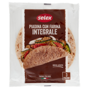 Selex Piadine Con Farina Integrale 3x100 g
