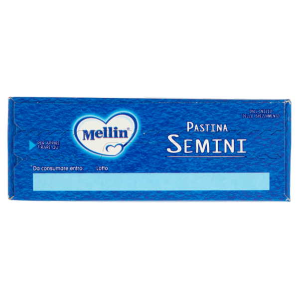 MELLIN Pastina 100% Naturale Semini con farina Grano Tenero 320 g
