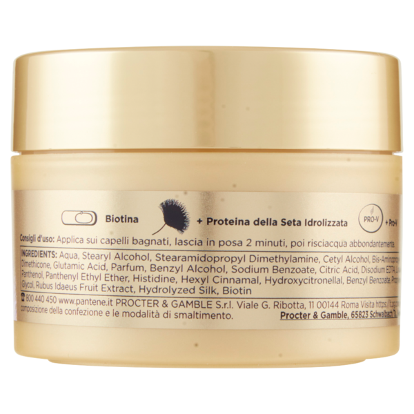 Pantene Maschera Capelli Miracles SOS Capelli Intenso con Biotina+Proteina Seta Idrolizzata 160 ml