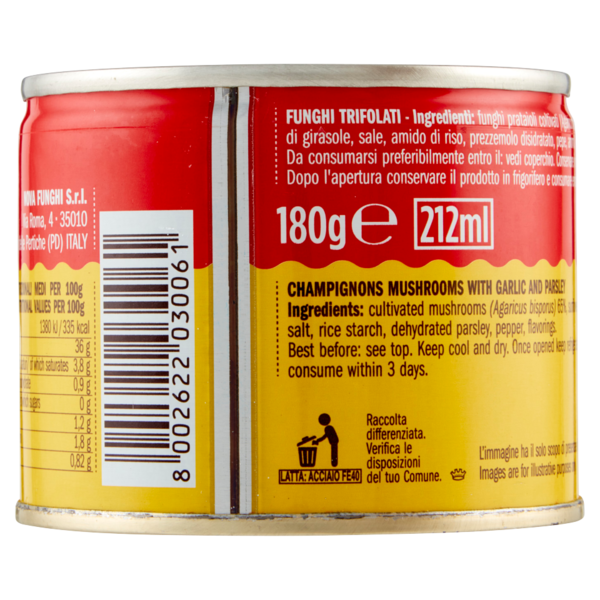 nova Funghi Veneti Champignon Trifolati 180 g