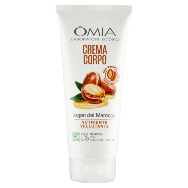 Omia Laboratori Ecobio Crema Corpo argan del Marocco Nutriente Vellutante 200 ml