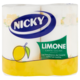 Nicky Carta Cucina Limone Maxi Rotoli 2 pz