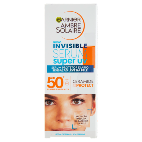 Garnier Ambre Solaire Super UV Siero Viso, SPF50+ 30 ml