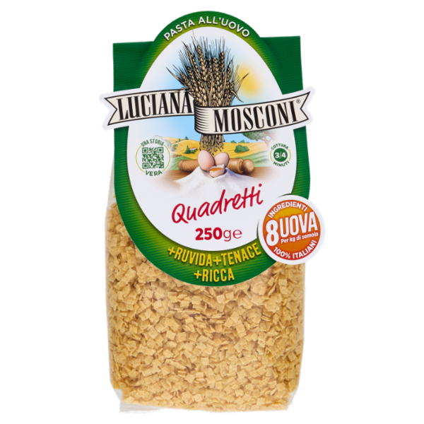 Luciana Mosconi Pasta all'Uovo Quadretti 250 g