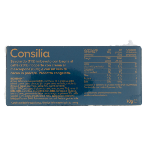 Consilia Optima Tiramisù Congelato 70 g