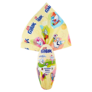 GALAK Uovo Pasqua Cioccolato Bianco Con Sorpresa 230g