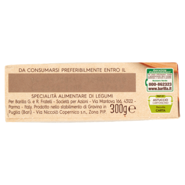 Barilla Legumotti Lenticchie Rosse e Ceci in Chicchi 100% Farina di Legumi 300g