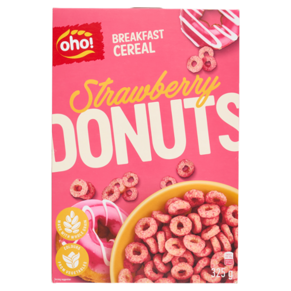 oho! Strawberry Donuts 325 g