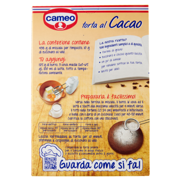 cameo torta al Cacao 448 g