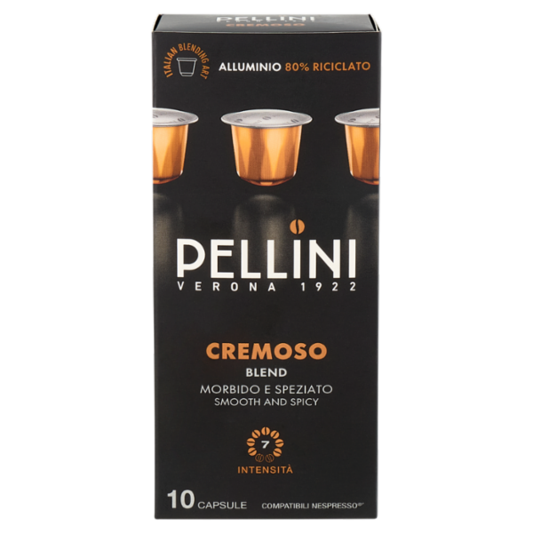 Pellini Cremoso Compatibili Nespresso* 10 Capsule 55 g