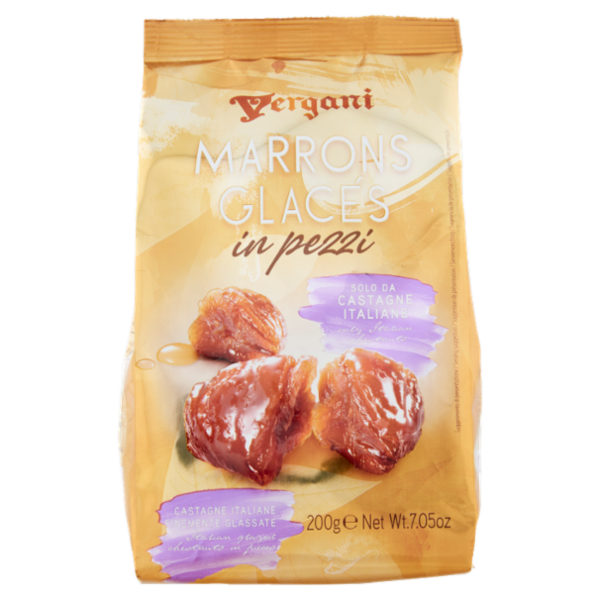 Vergani Marrons Glacés in pezzi 200 g