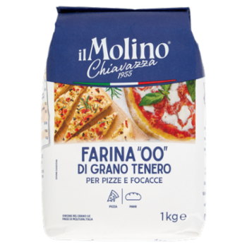 Il Molino Chiavazza Farina "00" Di Grano Tenero Per Pizze e Focacce 1 Kg