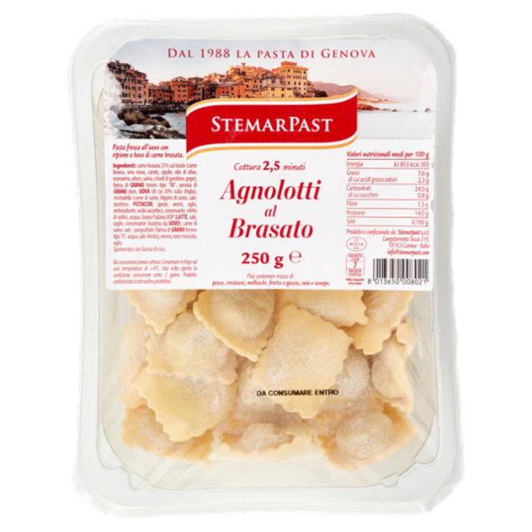 StemarPast Agnolotti al Brasato 250 g