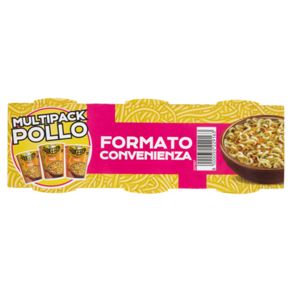Saikebon Noodles Multipack Pollo 3 x 60 g