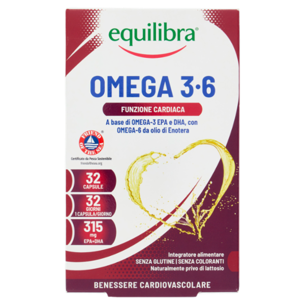 equilibra Omega 3-6 32 Capsule 38,4 g
