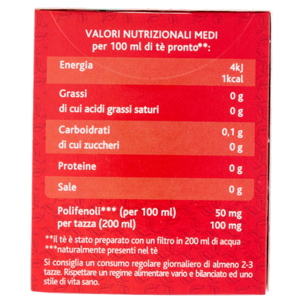 Sir Winston Tea Tè al Limone Deteinato 20 x 1,5 g