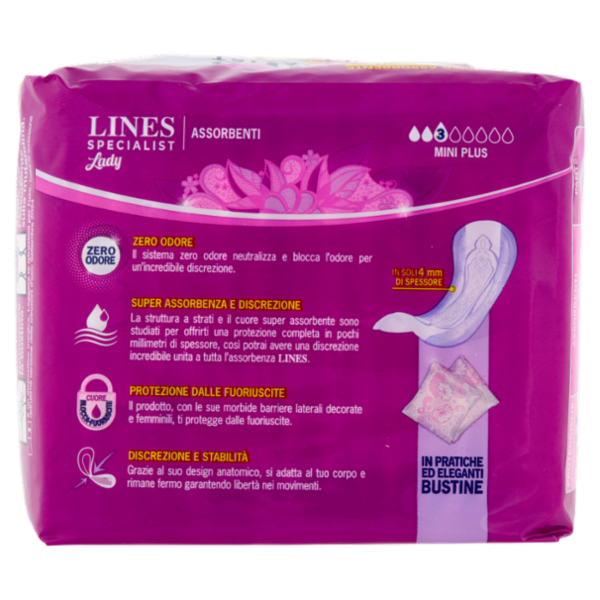 Lines Specialist Lady Assorbenti Mini Plus 16 pz