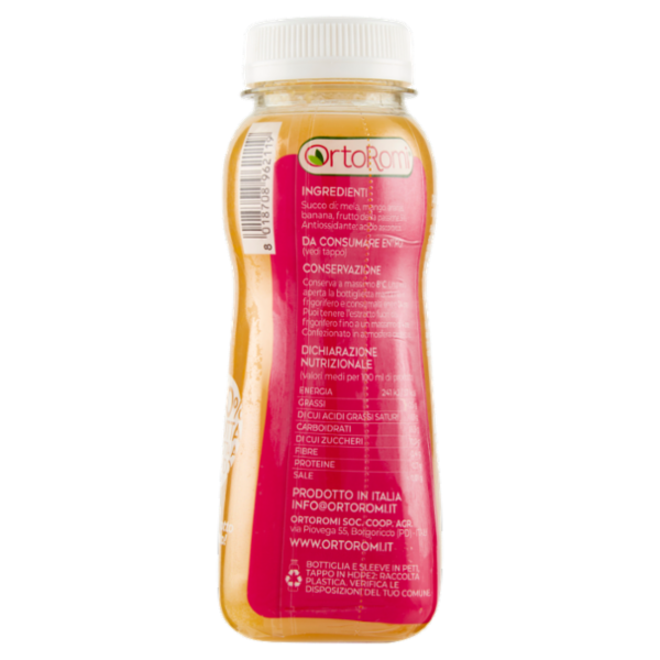 OrtoRomi Estratto Tropicale frutto della passione, mango, ananas, banana e mela 250 ml
