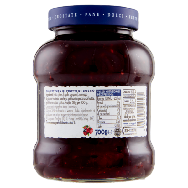 Zuegg La Pasticcera Frutti di Bosco 700 g