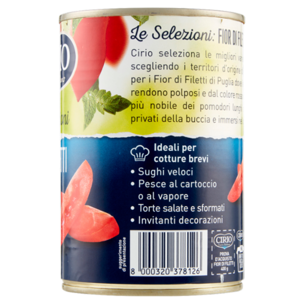 Cirio Le Selezioni Fior di Filetti di Puglia 400 g