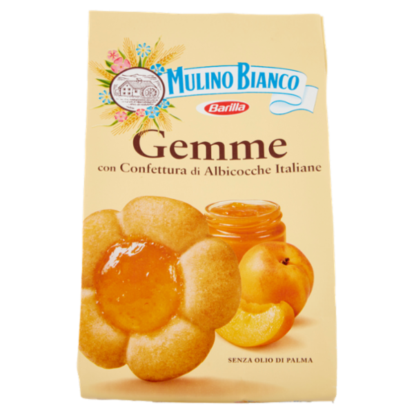 Mulino Bianco Gemme Biscotti con Confettura di Albicocche Italiane 200g