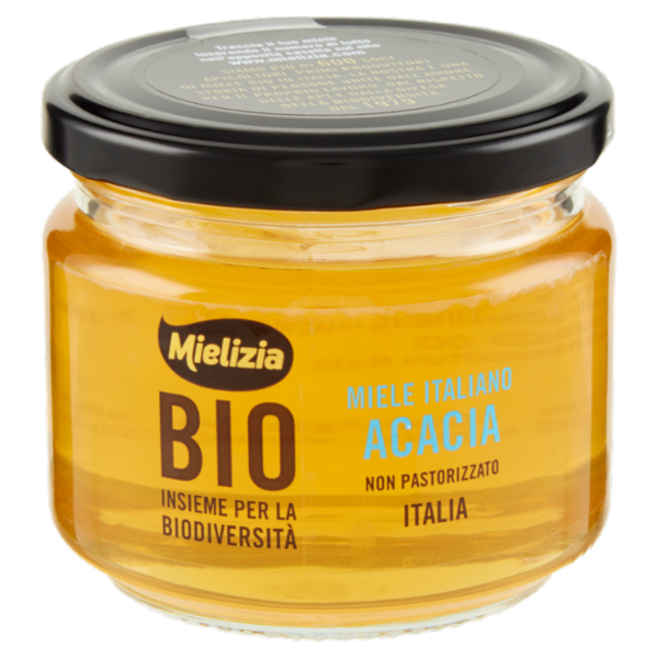 Mielizia Bio Miele Italiano Acacia non Pastorizzato Italia 300 g