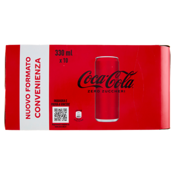 Coca-Cola ZERO lattina sleek 10 x 33cl