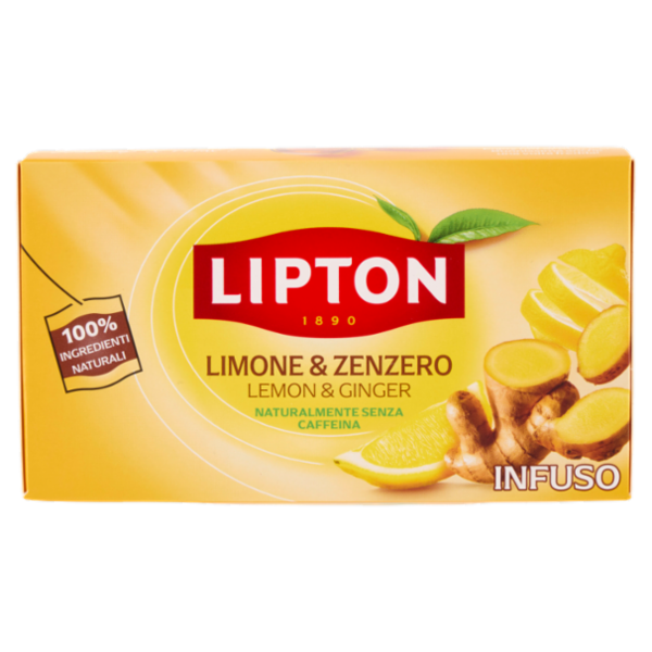 Lipton Limone & Zenzero Infuso 20 x 1,7 g