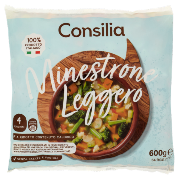 Consilia Minestrone di Verdure Leggero Surgelato 600 g