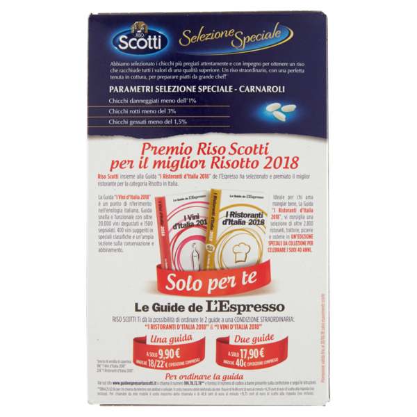 Riso Scotti Selezione Speciale Carnaroli Riso Superfino 1 kg