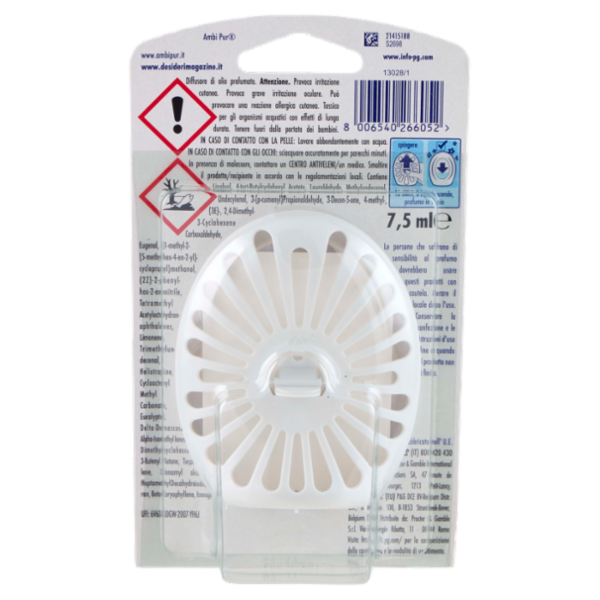 Ambi Pur Bagno Profumatore per Ambienti Elimina e Previene gli Odori, Risveglio Primaverile 7,5 ml