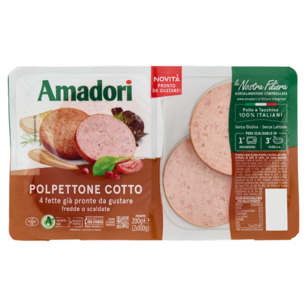 Amadori Polpettone Cotto 2 x 100 g