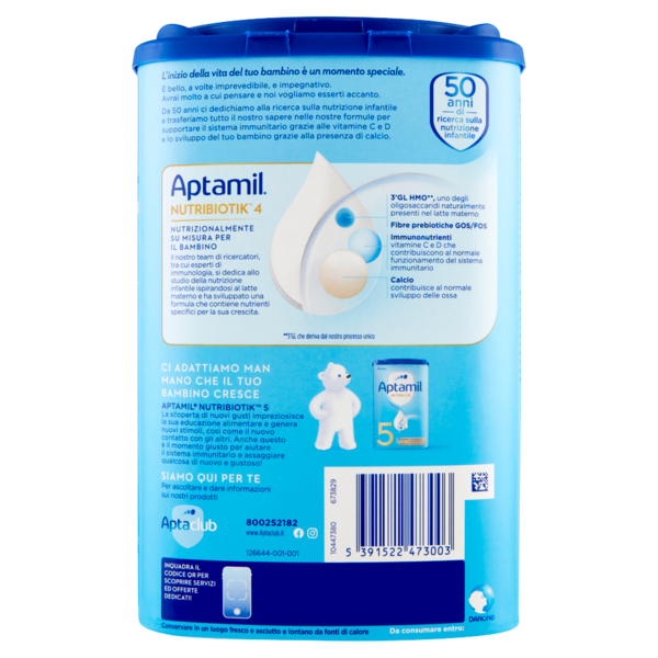 Aptamil 4 Latte di Crescita 800 g