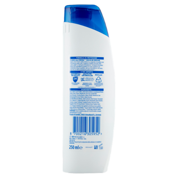 Head & Shoulders Shampoo Antiforfora Cute Secca 250 ml
