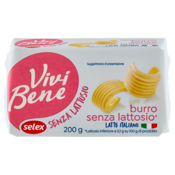 Selex Vivi Bene Burro senza Lattosio 200 g